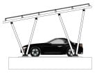 All-Aluminum Waterproof Carport Solar Mounting System